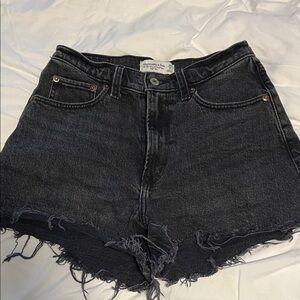 Abercrombie & Fitch Dark Denim Jean Shorts